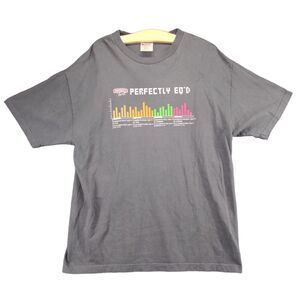 Vintage Murina Mens Smirnoff Twist Perfectly EQ'D T-Shirt Gray Size XL Made USA